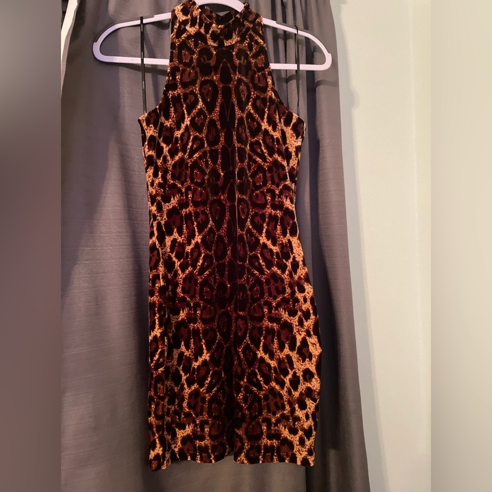 Used tight dress, Velour Fabric